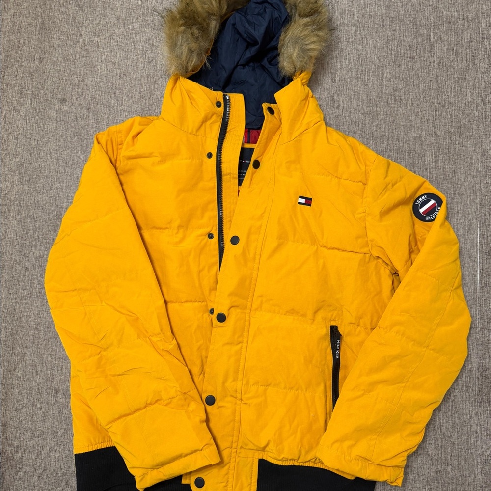 Tommy Hilfiger Men's Mustard Puffer Jacket